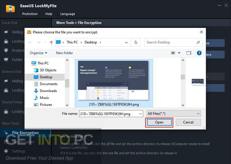 EaseUS LockMyFile Free Download