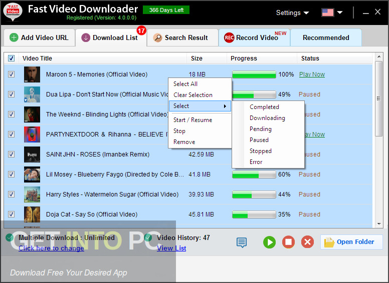 Fast Video Downloader 2021 Free Download