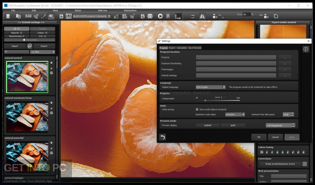 Franzis FOCUS Projects 5 Pro Free Download