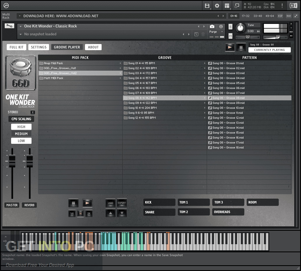 GetGood Drums – One Kit Wonder Classic Rock Free Download