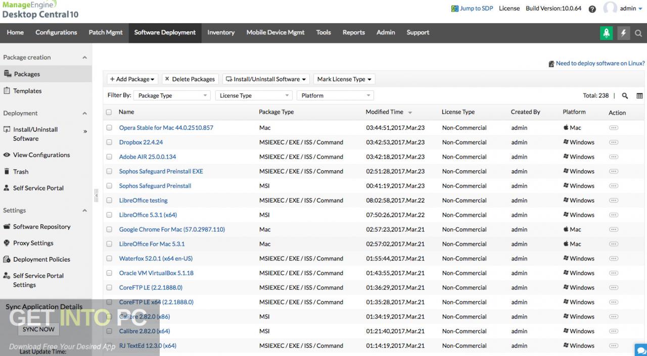 ManageEngine Desktop Central Free Download