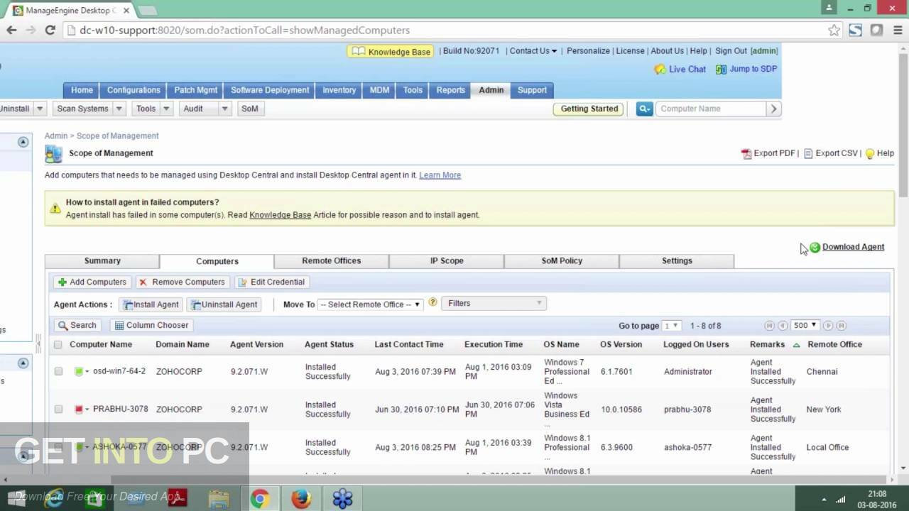 ManageEngine Desktop Central Free Download