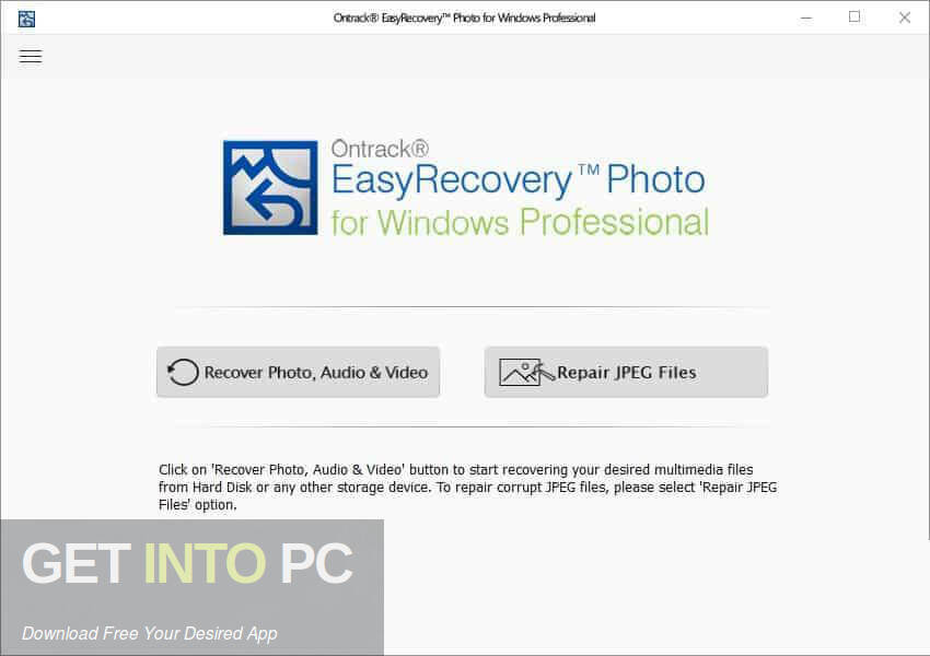 Ontrack EasyRecovery Photo Free Download