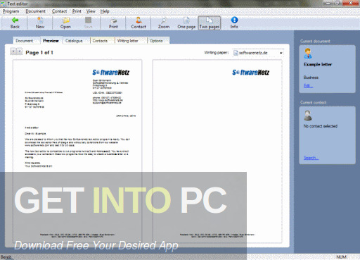 Softwarenetz Text editor Free Download