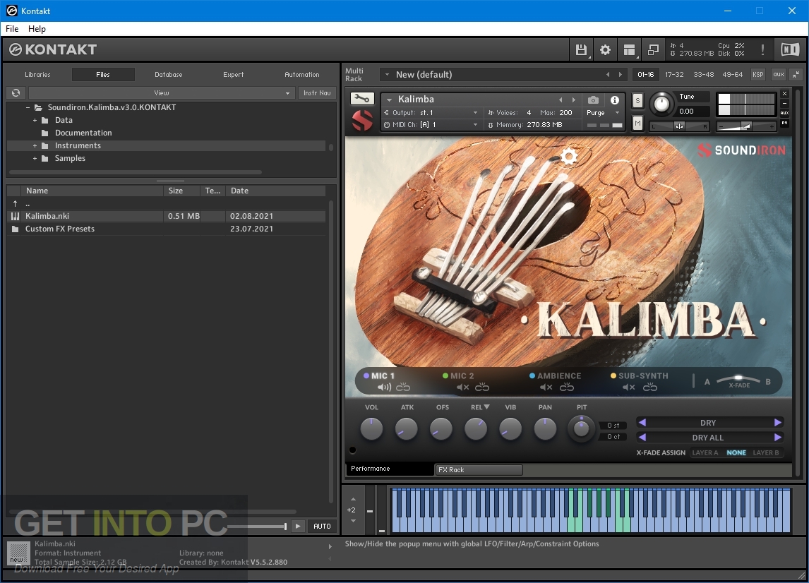 Soundiron – Kalimba (KONTAKT) Free Download