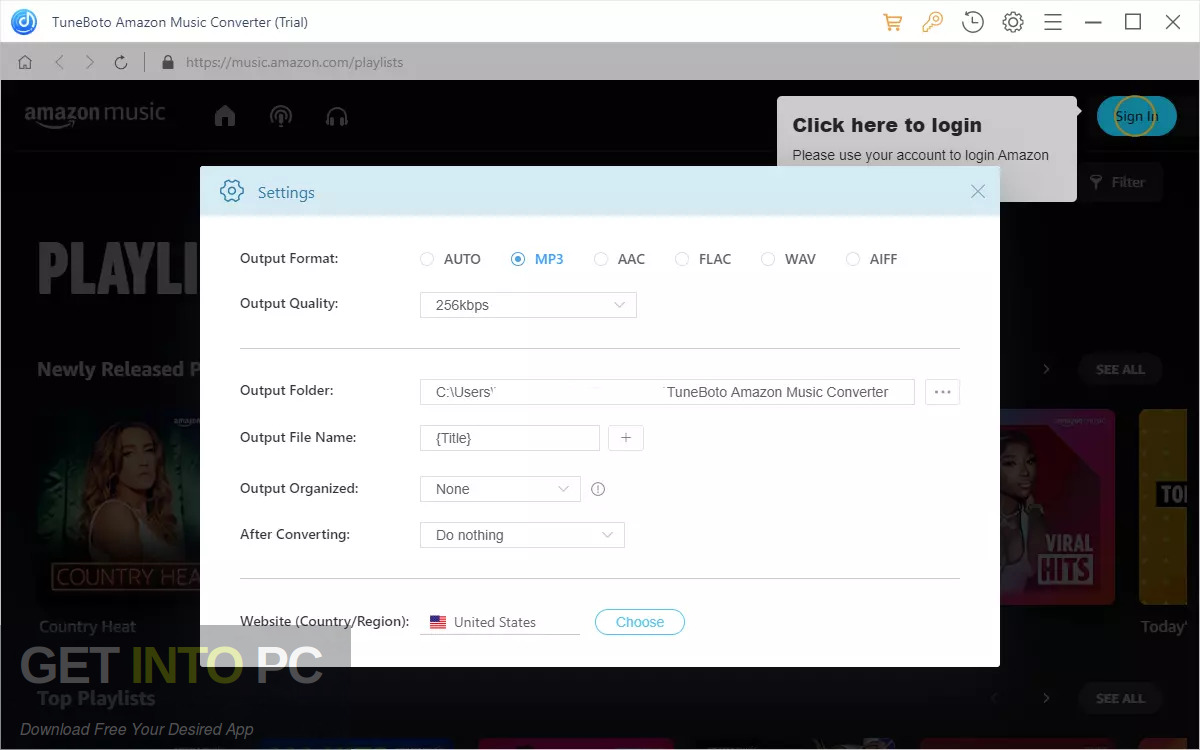 TuneBoto Amazon Music Converter 2021 Free Download