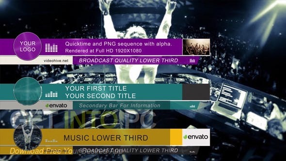 VideoHive – Music Show Lower Thirds AEP Free Download