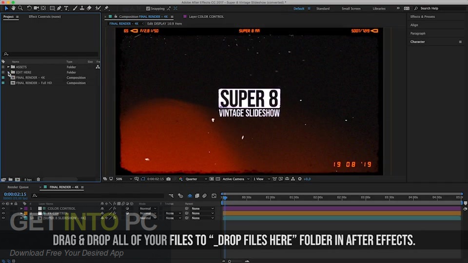 VideoHive – Super 8 Effect AEP Free Download