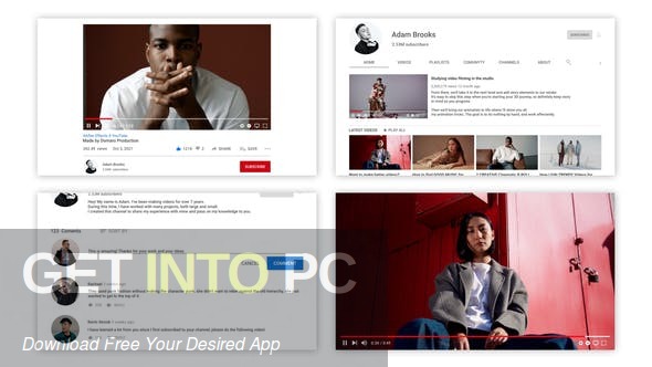 VideoHive – YouTube Profile Free Download
