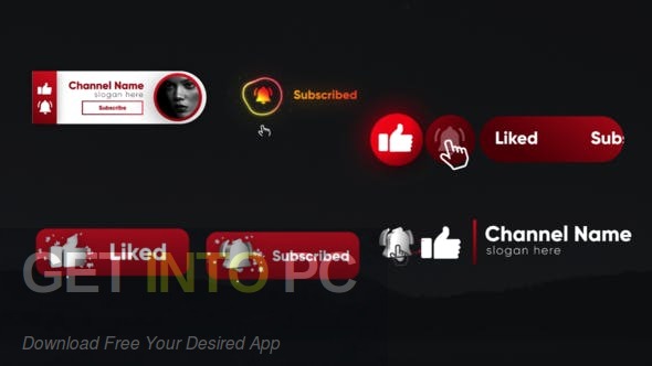 VideoHive – Youtube Unique Subscribe Elements [DRP] Free Download