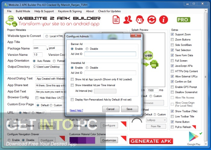 Website 2 APK Builder Pro 2021 Free Download