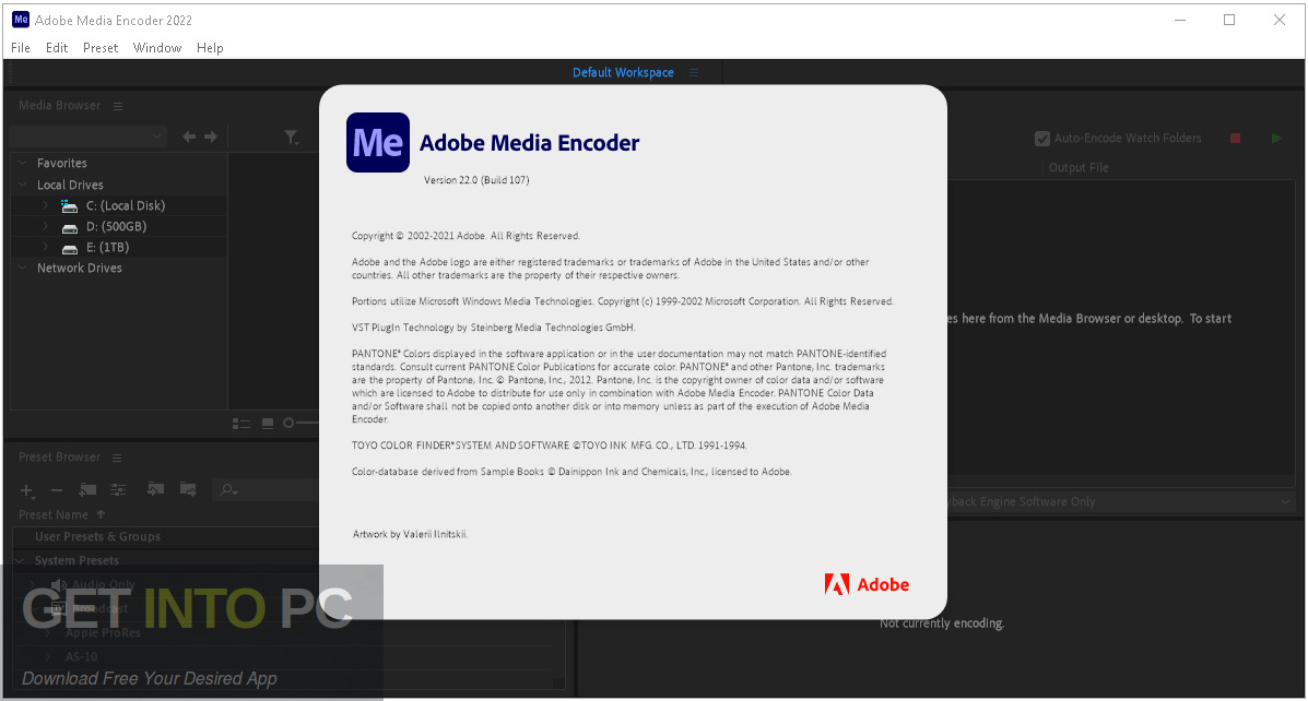 Adobe Media Encoder 2022 Free Download