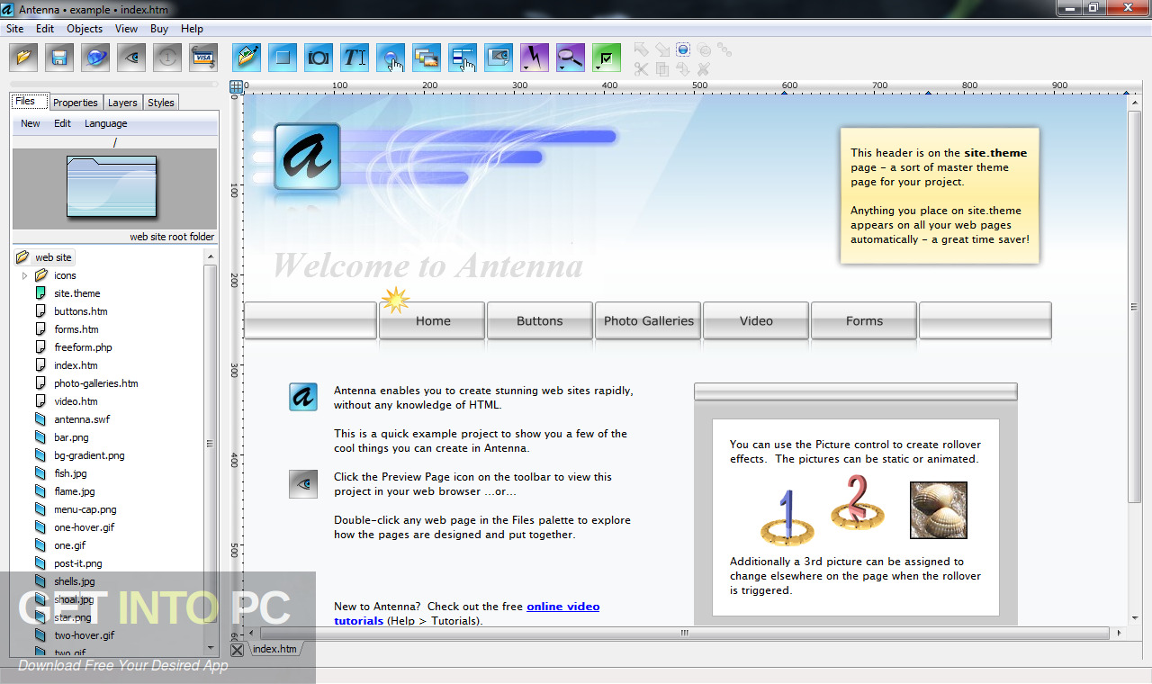 Antenna Web Design Studio 2021 Free Download