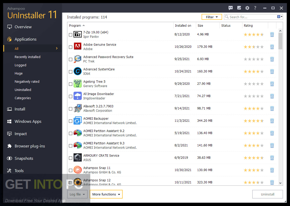 Ashampoo UnInstaller 2022 Free Download