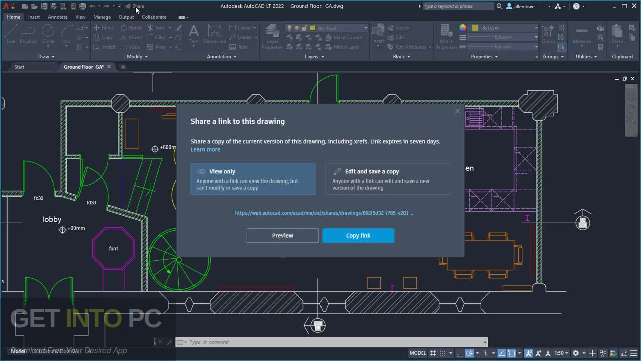 Autodesk AutoCAD LT 2022 Free Download