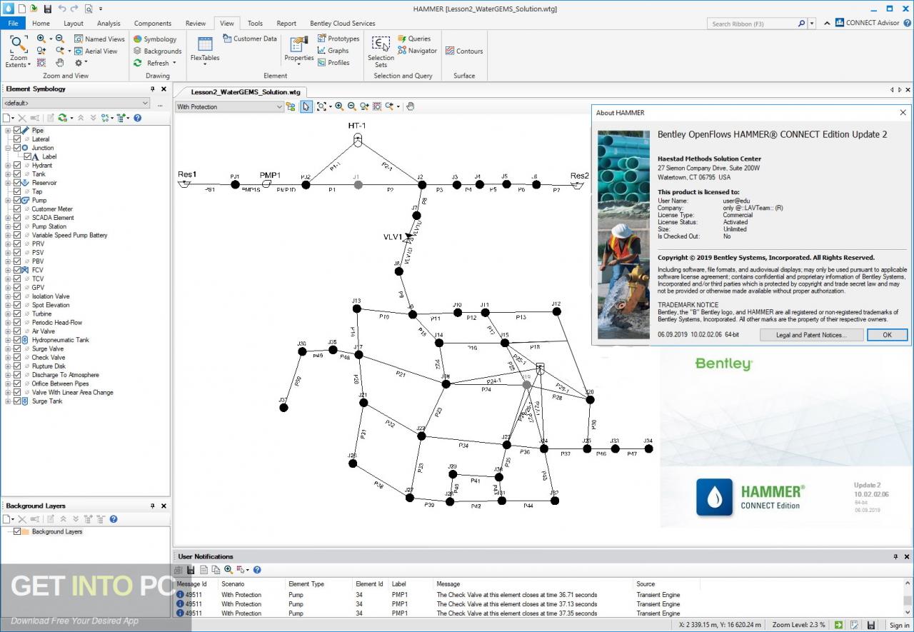 Bentley OpenFlows Hammer CONNECT Edition Free Download