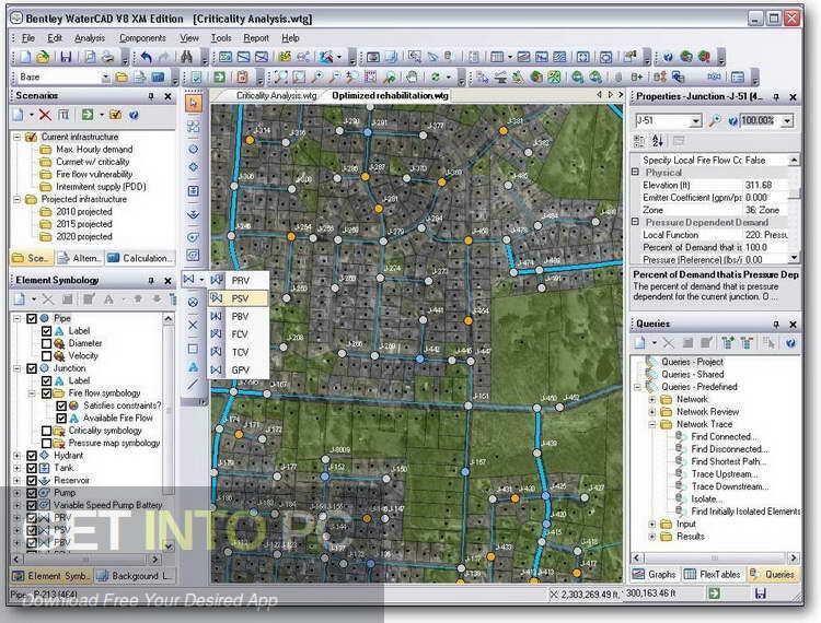 Bentley OpenFlows WaterCAD CONNECT Edition Free Download