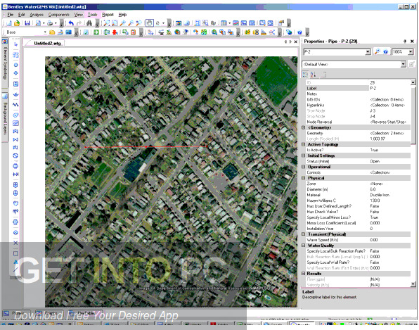 Bentley OpenFlows WaterCAD CONNECT Edition Free Download