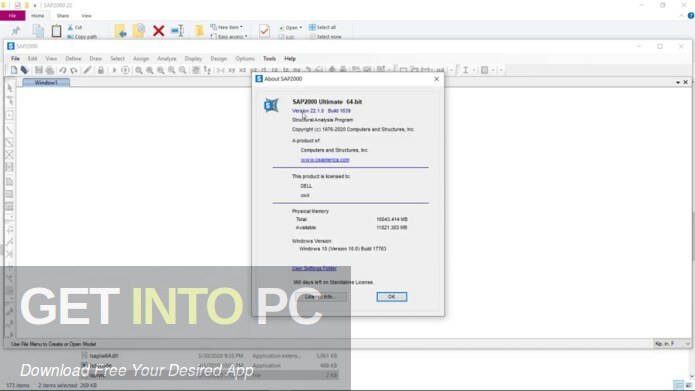 CSI SAP2000 Ultimate 2021 Free Download