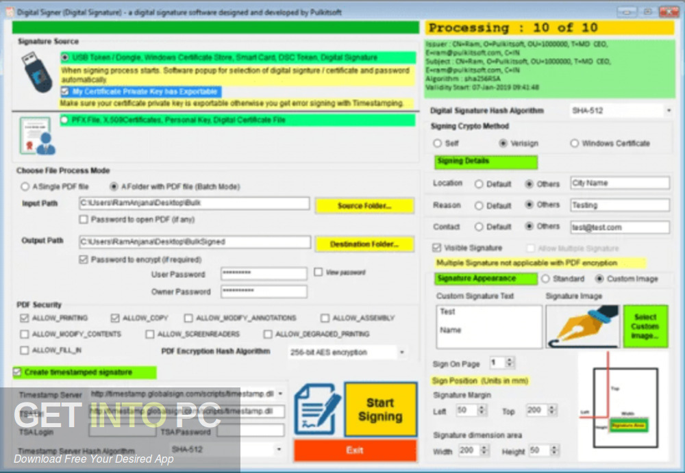 Digital Signer Lite Free Download