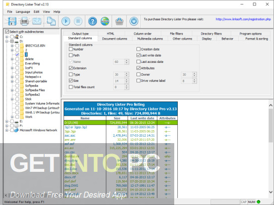 Directory Lister Pro 2022 Free Download