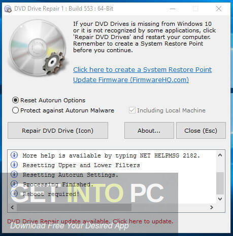 DVD Drive Repair 2021 Free Download