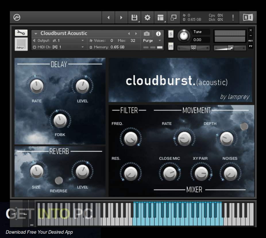Instruments By Lamprey – CLOUDBURST ACOUSTIC Free Download