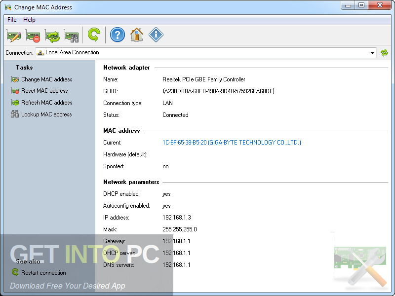LizardSystems Change MAC Address 2021 Free Download