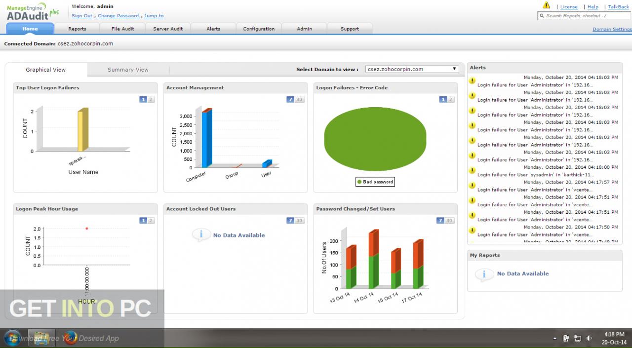 ManageEngine ADAudit Plus Free Download