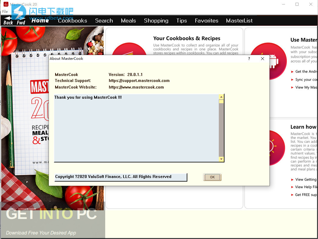 MasterCook 2020 Free Download