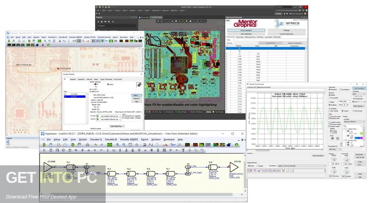Mentor Graphics HyperLynx 2021 Free Download
