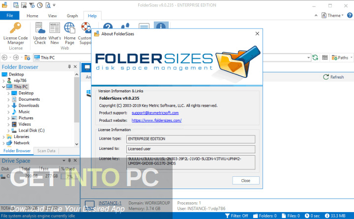 Metric Foldersizes Enterprise 2021 Free Download