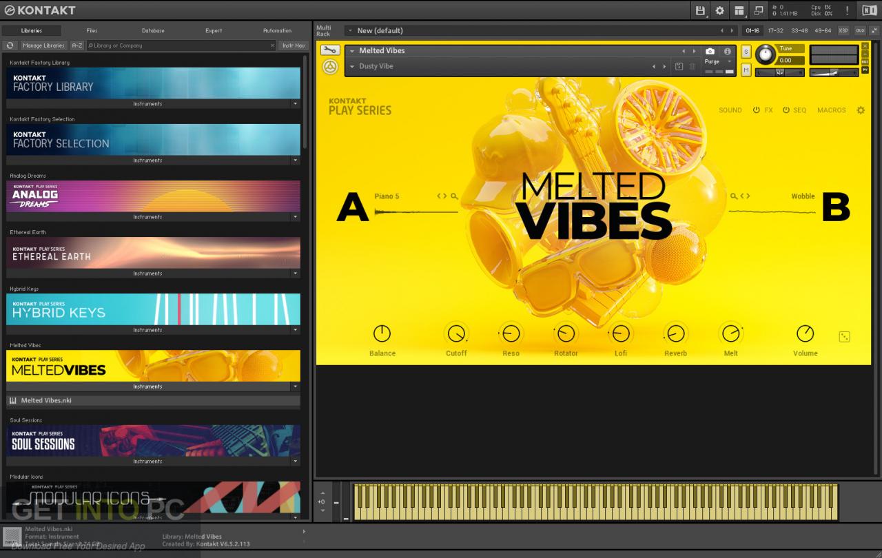 Native Instruments – Melted Vibes Free Download