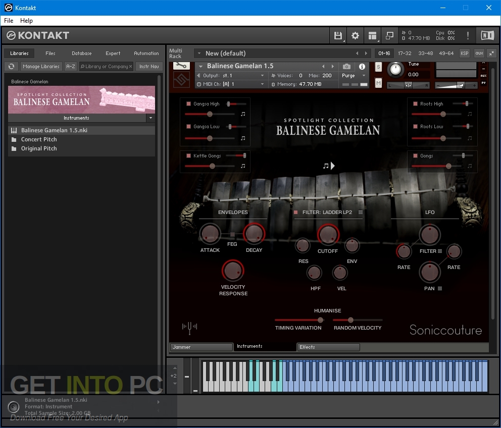 Native Instruments – SPOTLIGHT COLLECTION BALINESE GAMELAN (KONTAKT) Free Download