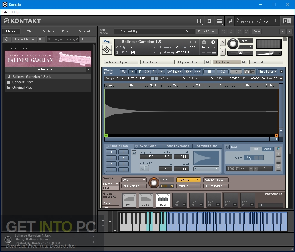 Native Instruments – SPOTLIGHT COLLECTION BALINESE GAMELAN (KONTAKT) Free Download