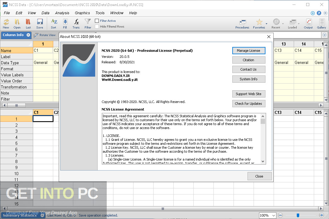 NCSS PASS Professional 2021 Free Download