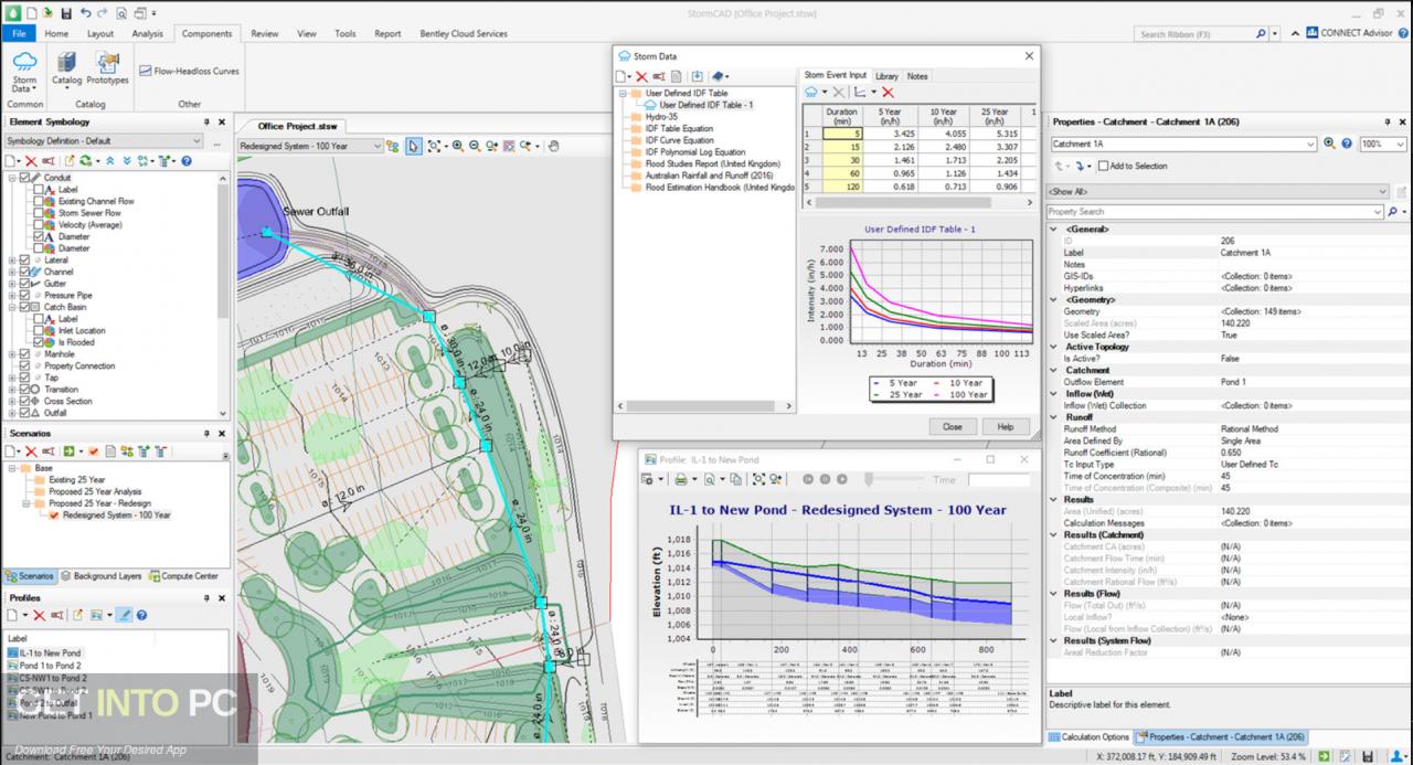 OpenFlows CivilStorm CONNECT Edition Free Download
