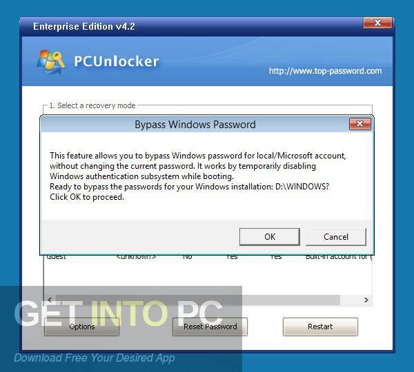 PCunlocker Enterpise Edition 2021 Free Download