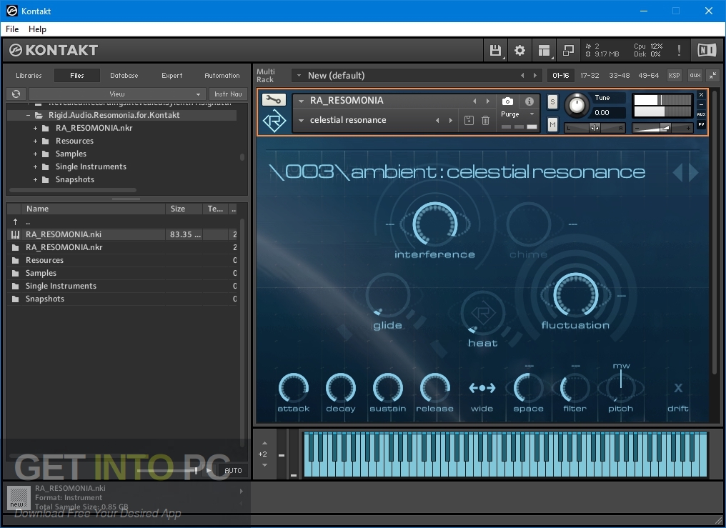 Rigid Audio – Resomonia (KONTAKT) Free Download