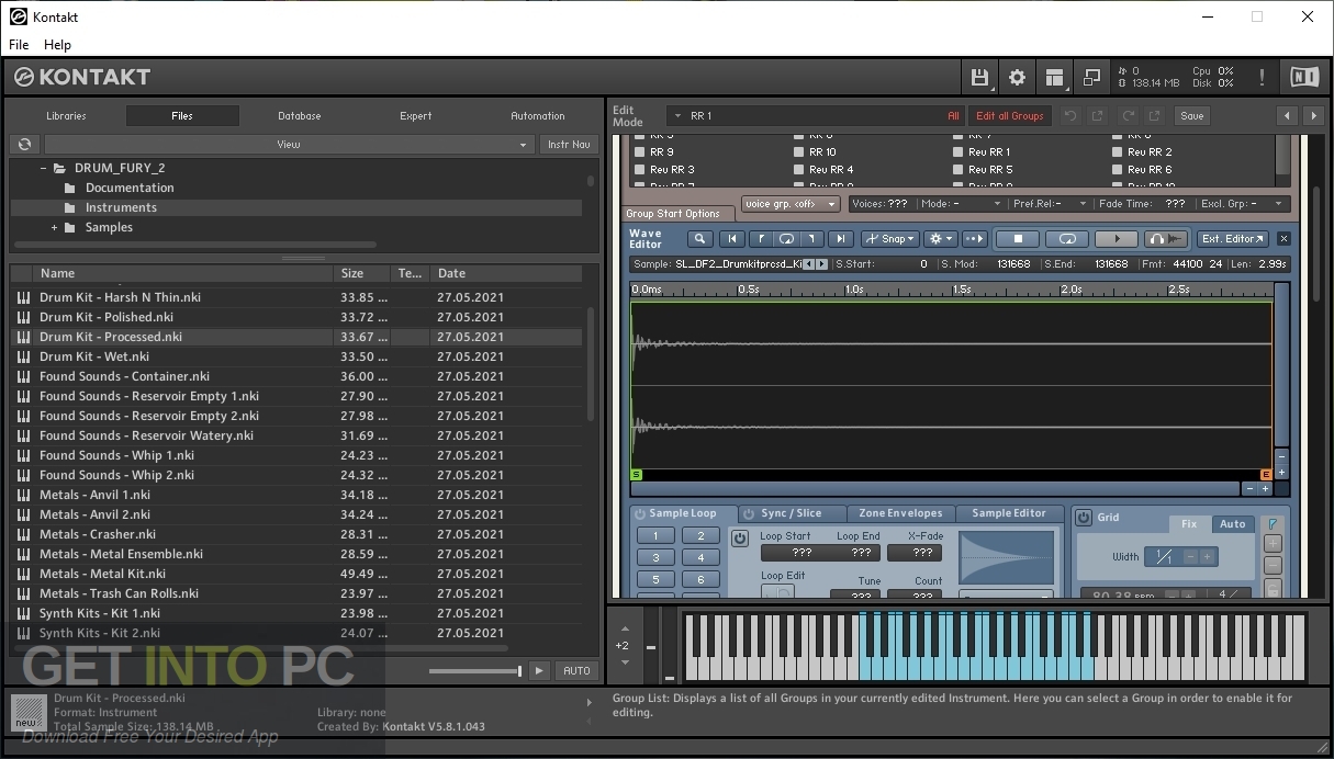 Sample Logic – DRUM FURY 2 (KONTAKT) Free Download