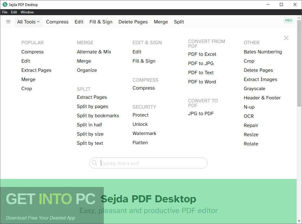 Sejda PDF Desktop Pro 2021 Free Download