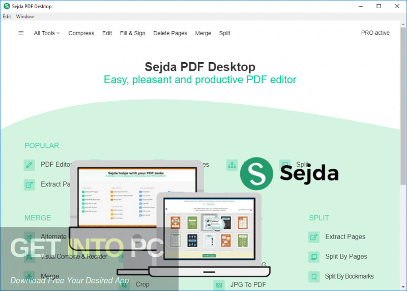 Sejda PDF Desktop Pro 2021 Free Download
