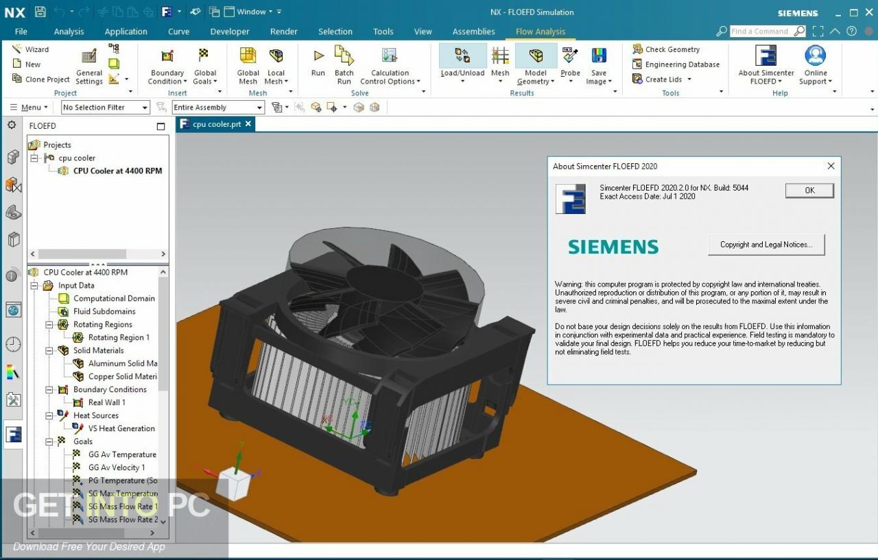 Siemens Simcenter FloEFD 2021 Free Download
