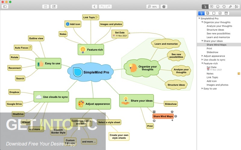 SimpleMind Pro 2021 Free Download