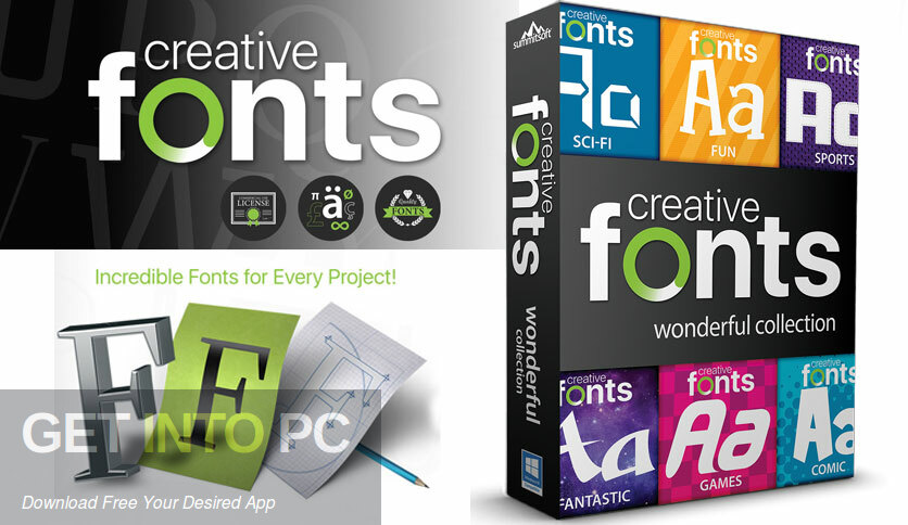 Summitsoft Creative Fonts Collection 2021 Free Download
