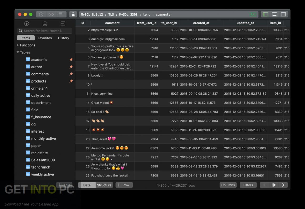 TablePlus 2021 Free Download