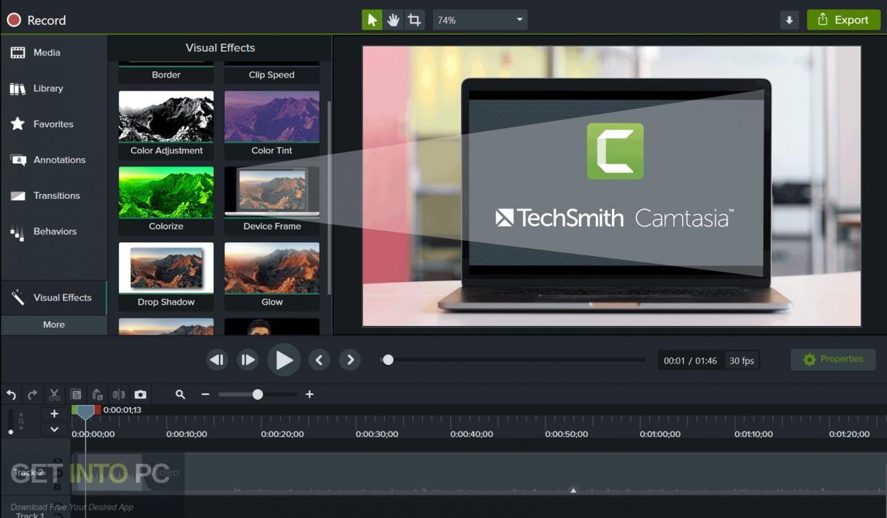 TechSmith Camtasia 2021 Free Download