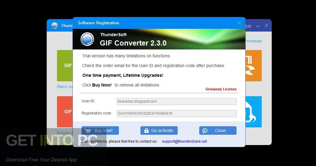 ThunderSoft GIF Converter 2021 Free Download