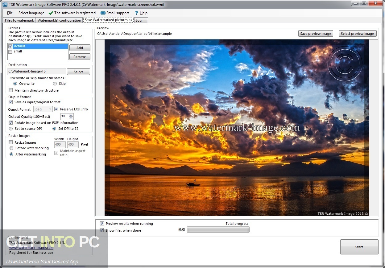 TSR Watermark Image Pro 2021 Free Download