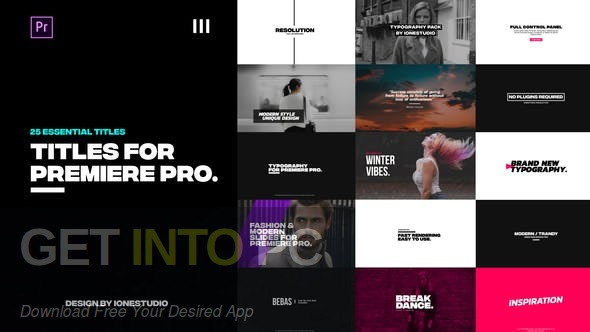 VideoHive – 305 Titles Ultimate Pack for Premiere Pro & After Effects Free Download